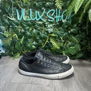 Converse All Star Chuck Taylor Slip On Leather Laceless Men’s Size 10